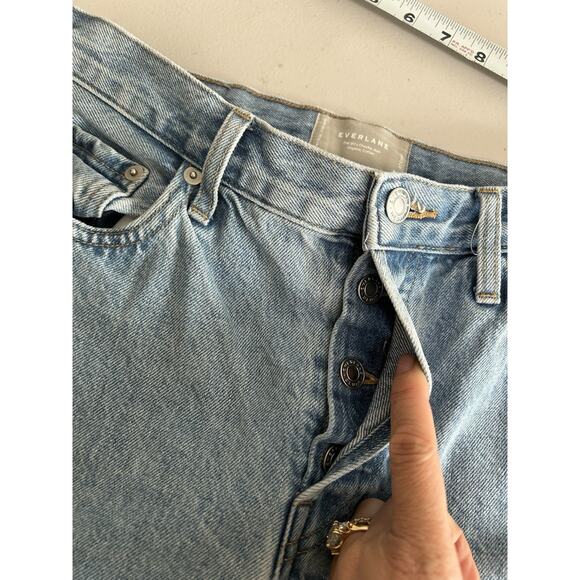 Everlane Cheeky High Rise Ankle Crop Womens Size 27 Jeans Light Blue - Picture 5 of 10